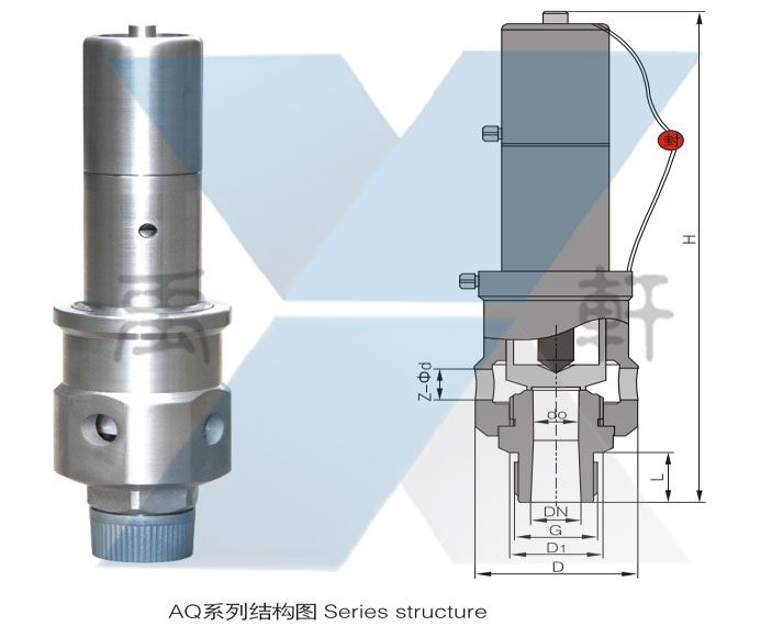 AQ-20型空压机安全阀(图1)