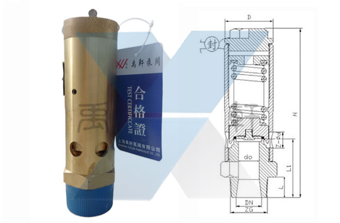 A28X-10T黄铜空压机专用安全阀(图1)